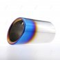 2Pcs Chrome Stainless Steel Rear Exhaust Tail Muffler Pipe For VW Golf/Scirocco
