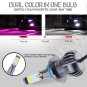 2x 9006 HB4 LED Fog Light Bulb Dual Color w/ Flash Mode For RAM 1500 2500 3500