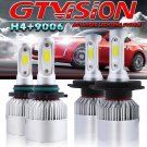 9003 H4 LED Headlight + 9006 Fog Bulb For Toyota Tundra 2000-2006 RAV4 2001-2005
