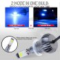 10000K Ultra Blue 881 LED Driving Fog Light Bulb Replacement Lamp Bright Blink