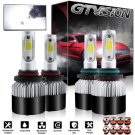 4X 9005 9006 LED Headlight Bulb Kit 2640W 396000LM High Low Beam 6000K HID White