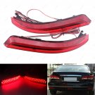 2x Rear Bumper Reflector LED Tail Stop Light For Nissan SylpGy/Almera 2013-2014