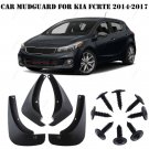 4Pcs FOR 2014-2017 KIA FORTE EX LX SEDAN MUD FLAP FLAPS SPLASH GUARDS MUDGUARDS