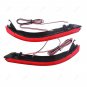 2x LED Lens Rear Bumper Reflector Brake Light For Nissan SylpGy/Almera 2013-2014