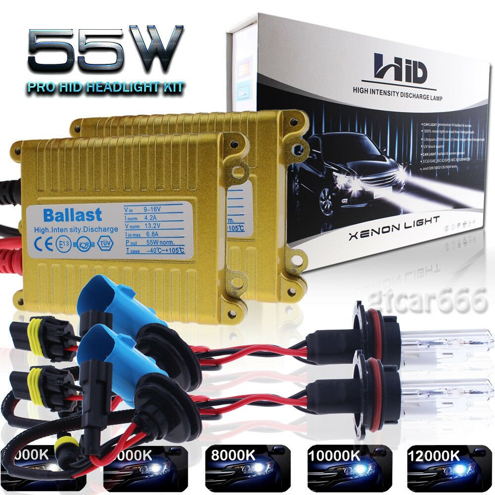 55W HID Xenon Conversion Kit for Saab 9-2X 9-3X 9-4X 9-5 9-7X 9000 H11 9006 H4