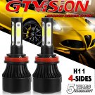 H8 H9 H11 Diamond White 1900W LED Headlight Conversion Kit For High Low Beam Fog