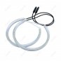 2x131mm + 2x105mm For BMW X3 Angel Eyes CCFL Halo Ring Light Bulb White & Amber