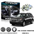 10Pcs Bright White LED Lights Interior Package Kit for 1998-2014 Subaru Forester