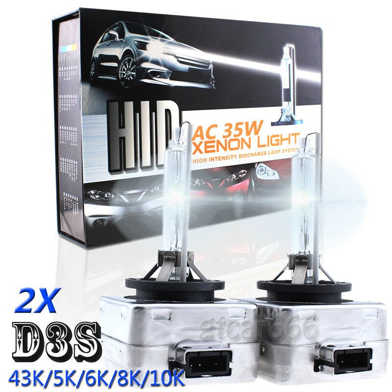 D3S Xenon HID Headlight High Low Beam Lights Replace For Philips or OSRAM Bulbs