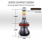 7 Colors RGB H11/H8 LED Bulbs with Wireless IR Remote For Fog Light Driving Lamp