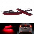 2Pcs Rear Bumper Reflector Tail Stop Brake Light For Honda CR-V 2012 Waterproof