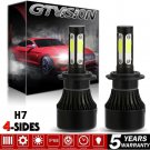 2x 1900W LED 4COB Headlight Conversion Kit H7 6000K for Mazda Protege5 2002-2003
