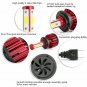 2Pcs H7 1800W 270000LM LED Headlight Kits High Low Beam Bulbs 4-Side 6000K White