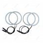 4x 106mm LED CCFL Angel Eyes Halo Rings Kit For BMW E46 3 Series 2D Amber White
