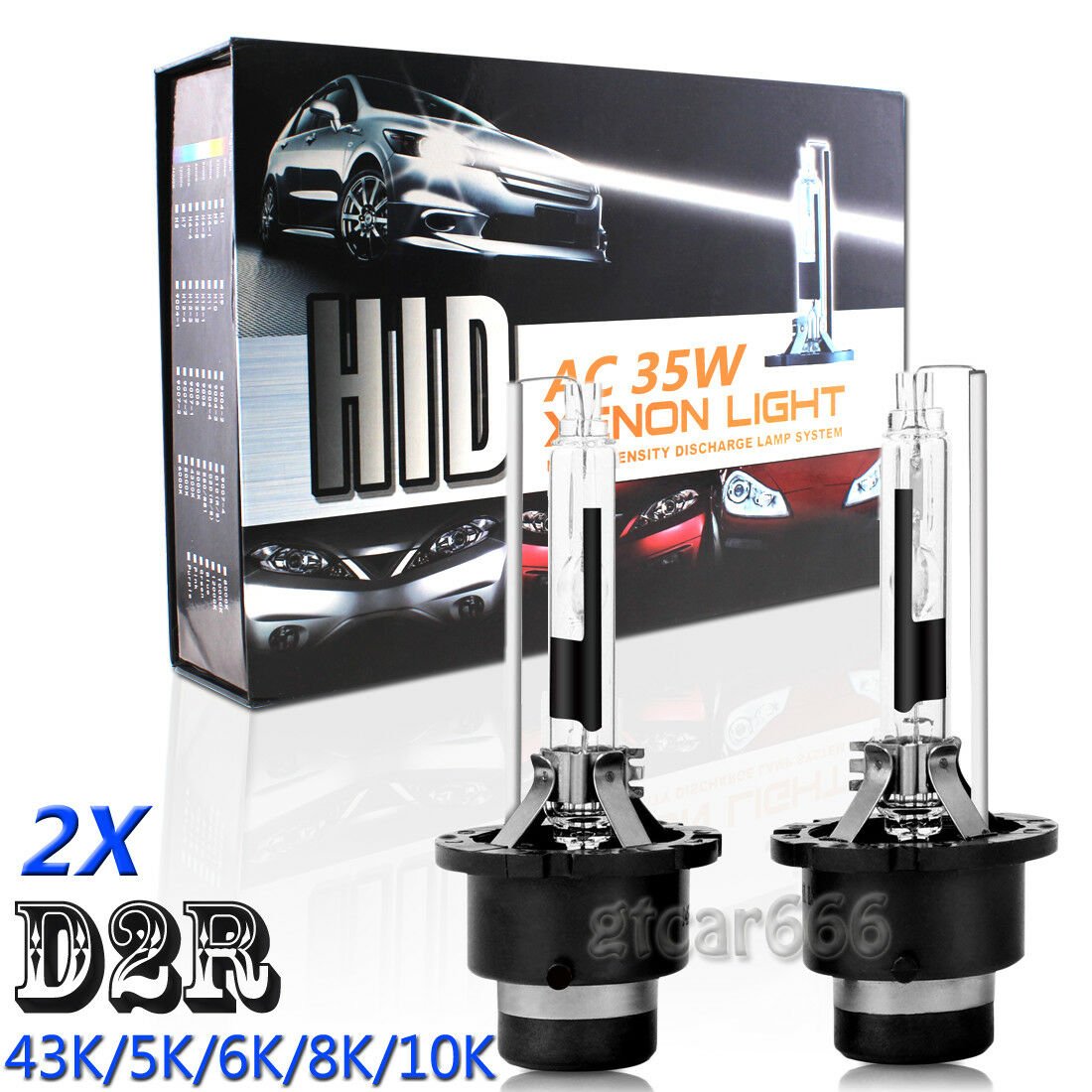 35W D2R HID Xenon Headlight Bulbs OEM Low Beam Light For Infiniti 43K 5K 6K 8K