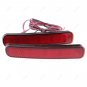 2Pcs Rear Bumper Reflector LED Tail Stop Brake Light For Toyota Highlander 11-13
