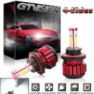 4-Side COB LED Headlight Kit H13 9008 6K White Hi/Low for 07-14 GMC Yukon (All)