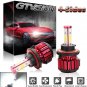 4-Side COB LED Headlight Kit H13 9008 6K White Hi/Low for 07-14 GMC Yukon (All)