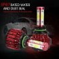 2Pcs 9006 HB4 LED Headlights Bulbs Kit Low Beam 1800W 270000LM 6000K White 12V
