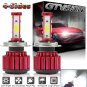 2X H4 9003 4-Side LED Headlight Bulbs Conversion Kit High Low Beam 27000LM 1800W