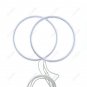 4Pcs 120mm CCFL White Angel Eye Halo Ring Light LED For BMW 3 5 7 Series E30 E32