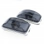 5pc Top Roof Cab Marker Light Cover Smoke Lens for 2003-2009 Hummer H2 SUV SUT