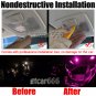 8 x Ultra PINK Interior LED Lights Kit + TOOL For 2015 - 2018 Ford Mustang