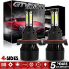 1900W LED Light Bulbs Kit High and Low Beam 4COB H13 9008 Headlight 6000K White