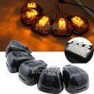 5x Smoke Lens Cab Roof Marker Light + Bright Amber LED For 1999-2016 Ford E/F150