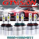 9005 9006 H11 LED Headlight + Fog Bulbs For Honda Accord 2008-2012 Civic 2006-13