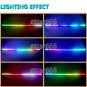 22" 7-Color Waterproof LED Knight Rider Scanner Light Strip Kit Remote Control