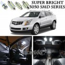 18pc Xenon White LED Interior Lights Bulb Package Kit For Cadillac SRX 2010-2013