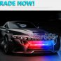 Waterproof 48 LED Knight Rider Car 7 Color Flash Scanner Light Strip RGB Kit 22"
