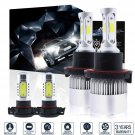 1400W 210000LM H13 9008 High Low Beam LED Headlight + 5202 H16 Foglights 6000K