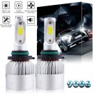 2X 9006 LED Headlight Conversion Kit 1400W 210000LM COB 6000K White Light Bulbs