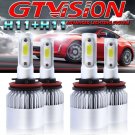 4PCS H11 LED Headlight Foglight Bulb For Toyota Camry 2007-2014 Tacoma 2016-2017