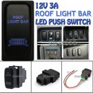 "ROOF LIGHT BAR" ON-OFF Blue LED Push Switch For Mitsubishi Pajero Triton MN ML