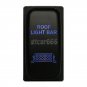 "ROOF LIGHT BAR" ON-OFF Blue LED Push Switch For Mitsubishi Pajero Triton MN ML