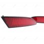 2Pcs LED Lens Rear Bumper Reflector Brake Light For Ford Focus 2012-2014 Red 12V