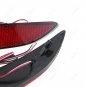 2Pcs LED Lens Rear Bumper Reflector Brake Light For Ford Focus 2012-2014 Red 12V
