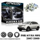 13PCS Bright Super White LED Interior Lights Package Kit For Acura MDX 2007-2008