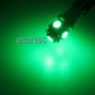 5x Roof Running Cab Marker Light Smoke Cover For 1988-2002 Chevy GMC + Green LED