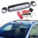 3x White 30 LED Clear Top Cab Marker Lights For 02-07 Chevy Silverado GMC Sierra