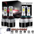 4x Combo 9005 + 9006 2640W 396000LM COB LED Headlight High Low Beam 6000K White