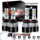 2640W 396000LM 6000K White LED Headlight High Beam 9005+ Low Beam H11 COB chips