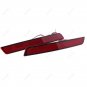 2Pcs LED Lens Rear Bumper Reflector Brake Tail Light For Chevrolet Malibu 12-15