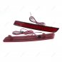 2Pcs LED Lens Rear Bumper Reflector Brake Tail Light For Chevrolet Malibu 12-15
