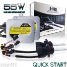 55W QUICK START Slim HID Xenon Headlight Conversion Kit H13 9008 Hi-Lo Bi-Xenon