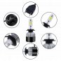 4pc Upgrade Combo H11 H7 LED Headlight Bulbs Kit High Low Beam 2640W 396000LM 6K
