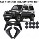 4Pcs For Suzuki Jimny 2005-2017 Front Rear Mud Flap Splash Guard Mudflaps Molded